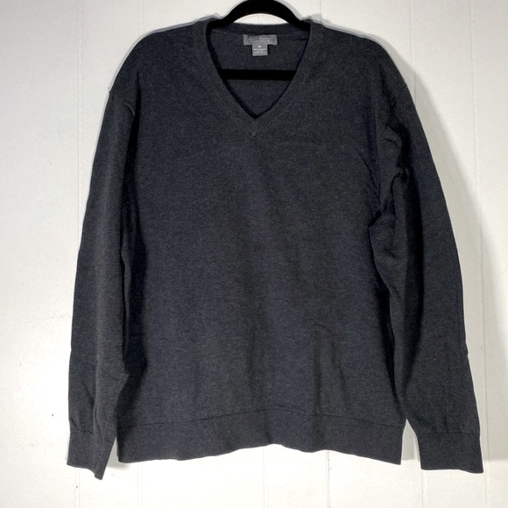 Daniel Cremieux Signature Collection Men’s Dark Gray Sweater‎ Supima Cotton XL